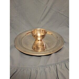 Vintage Wm Rogers Silverplated Chip and Dip Platter Tray